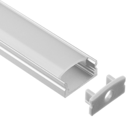 Licht-Aluminiumprofil-Luftfahrt Milewood LED 6063 17.3x7mm