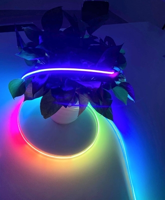 IP65, das flexibles PFEILER Pixel Rgb Streifen-Silikon führte, Sleeved 27w/m