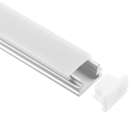 Ebenes Licht-Aluminiumprofil des Berg-LED Doppel-anodisierte 12x7.8mm