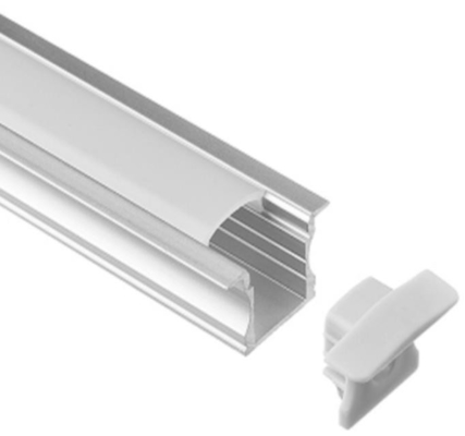 Vertieftes Licht-Aluminiumprofil 25 x 14.5mm RoHS des Berg-LED