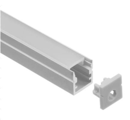 Flammhemmendes LED-Licht-Aluminiumprofil 10 x 10mm geführter Aluminiumkanal