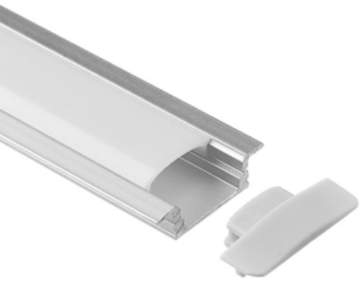 LED-Band-Lichtschacht-Luftfahrt 6063 Aluminium-17,3 x 7mm Soem